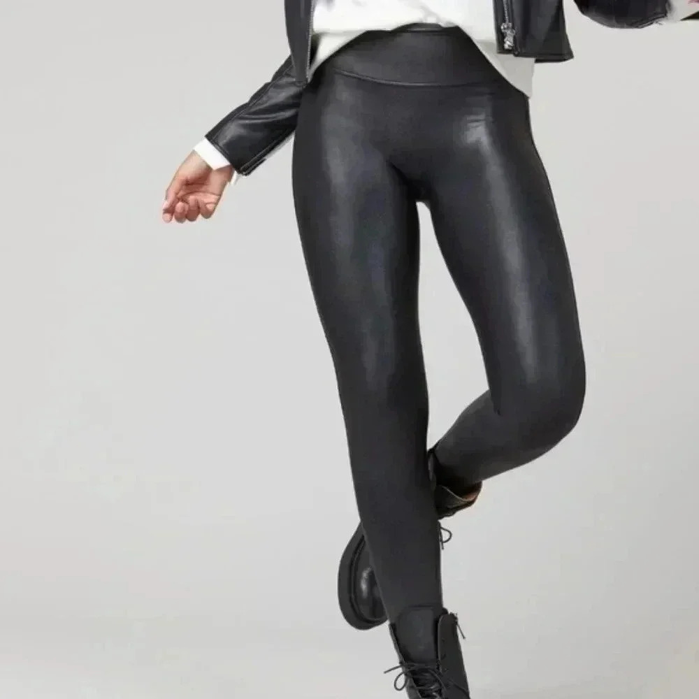 Spanx Faux Leather Leggings